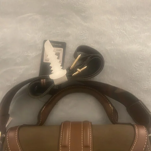 Olive True Religion Snap Closure Bag - Picture 5 of 9